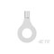 Te Connectivity Ring Terminal, 3/8 in Stud Size, 10 AWG, Bare Insulated 322242 - alternate 2